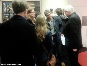 Stuart Humphryes - Babelcolour - meeting fans at the BFI